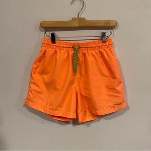 Chubbies Men’s Orange Swim Trunks Lined Medium